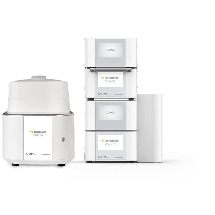DentaMile Desk RS System - Cure RS (3D Printer and Post-Curing Unit)