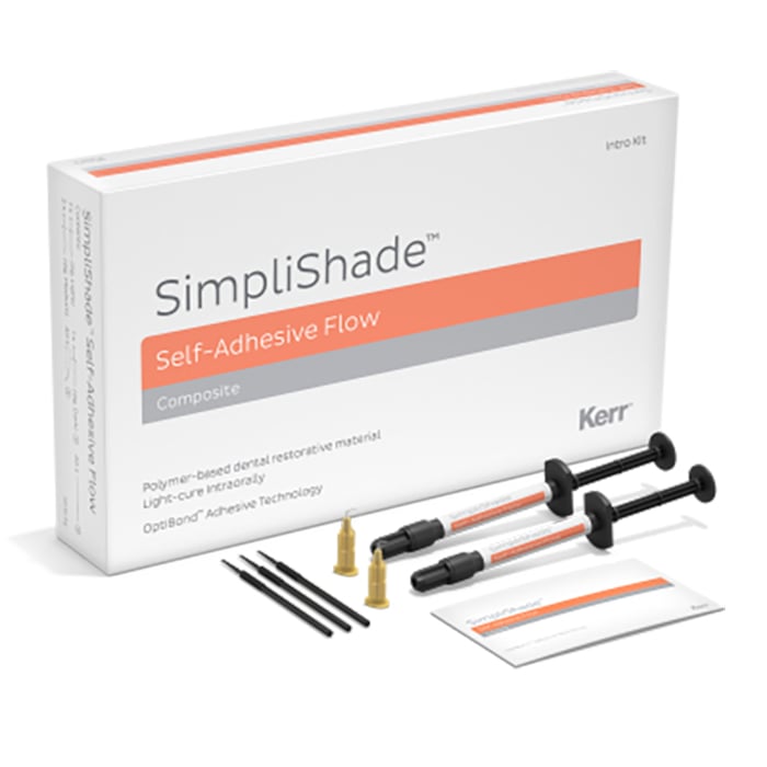 Kerr SimpliShade Self-Adhesive Flow Syringe Refill, Medium, 2/Bx