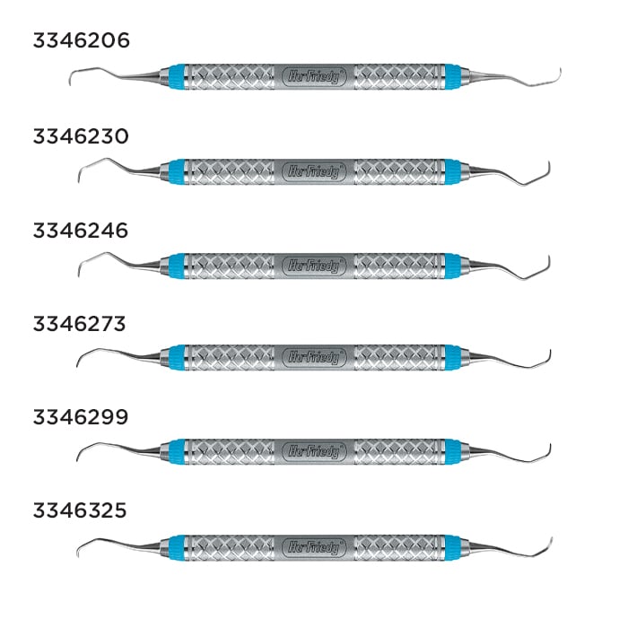 Hu-Friedy Gracey Curette 11/12, Double-Ended, #6 Satin Steel Handle, SG11/126