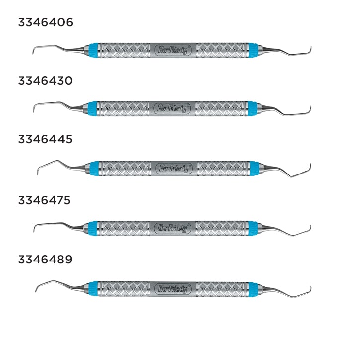 Hu-Friedy After Five Gracey Curette 3/4, Double-Ended, Satin Steel, #7, Each