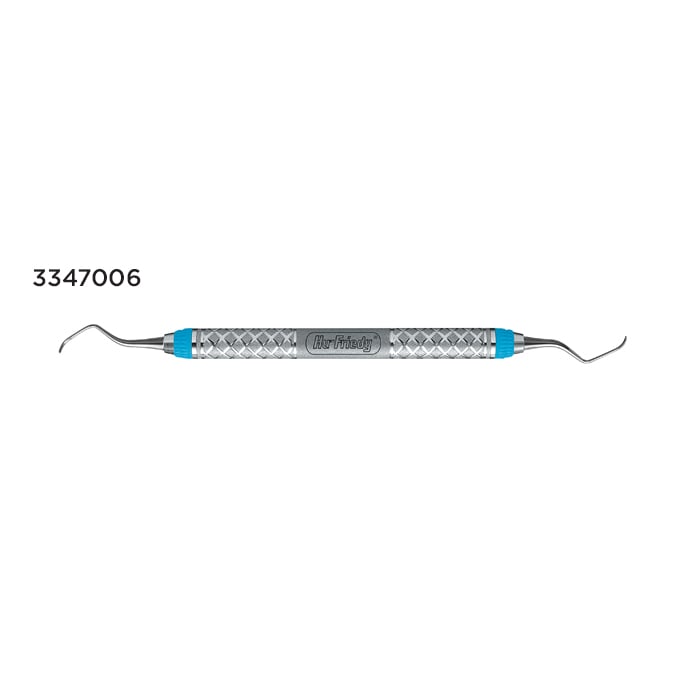 Hu-Friedy Barnhart 5/6 Universal Curette, Double-Ended, #6 Satin Steel Handle, SBH5/66