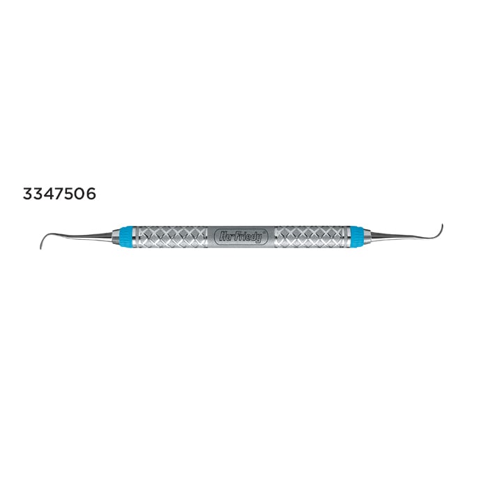 Younger-Good Curette Double-End 7/8, Satin Steel, Yellow (YG7/8)