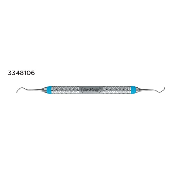Hu-Friedy Columbia 13/14 Universal Curette, Double-Ended, #6 Satin Steel Handle, SC13/146