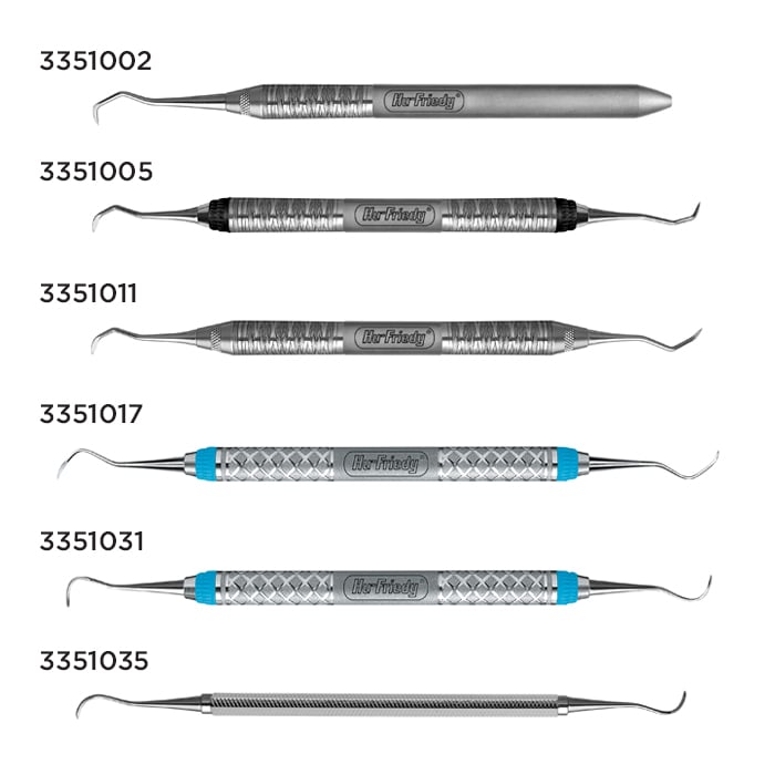Hu-Friedy McCall Double-Ended Scaler 17/18, Stainless Steel, #9, Each