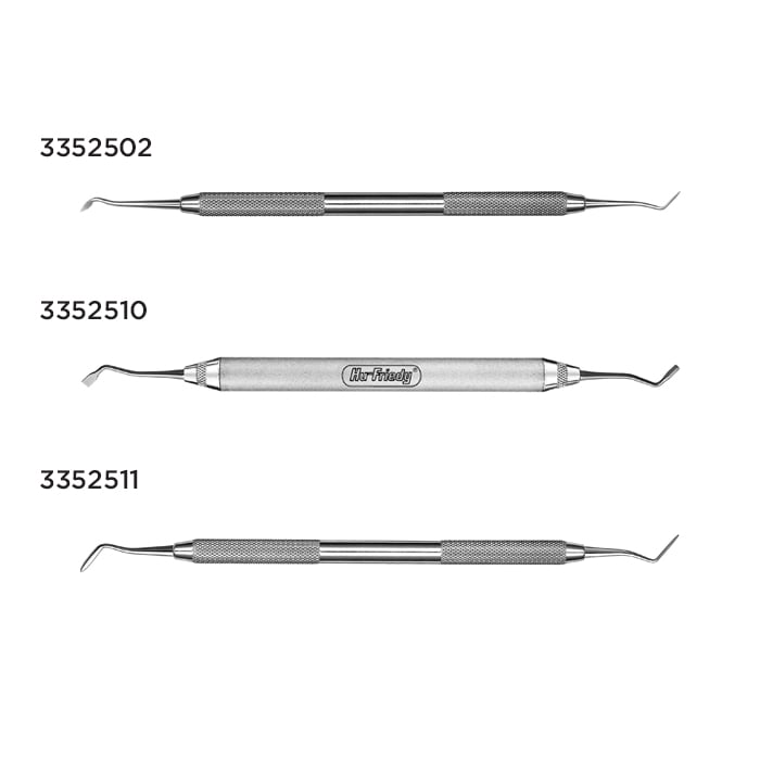 Hu-Friedy #1/2 Hollenback Double-Ended Carver, #41 Round Handle, CVHL1/2