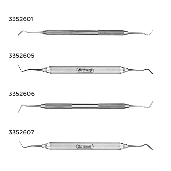 Hu-Friedy IPC Interproximal Double-Ended Carver, #41 Round Handle, CVIPC