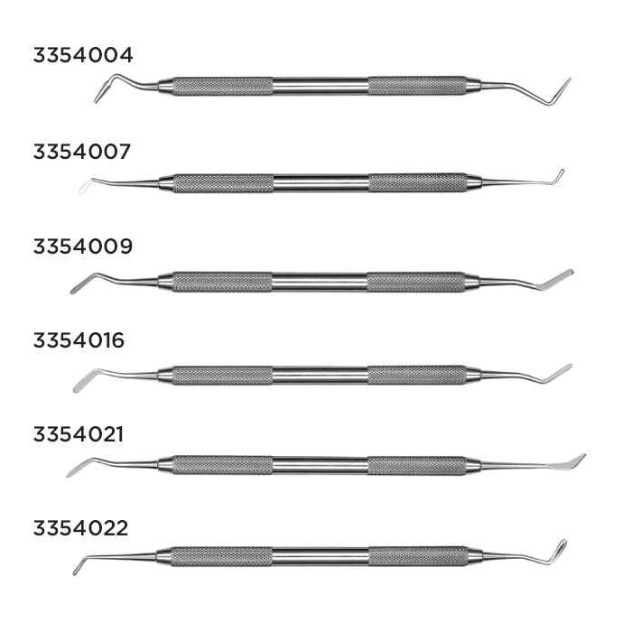 Hu-Friedy XTS Composite Instrument A6, Double-Ended, #6S Smooth Satin Steel Handle, TNPFIA6