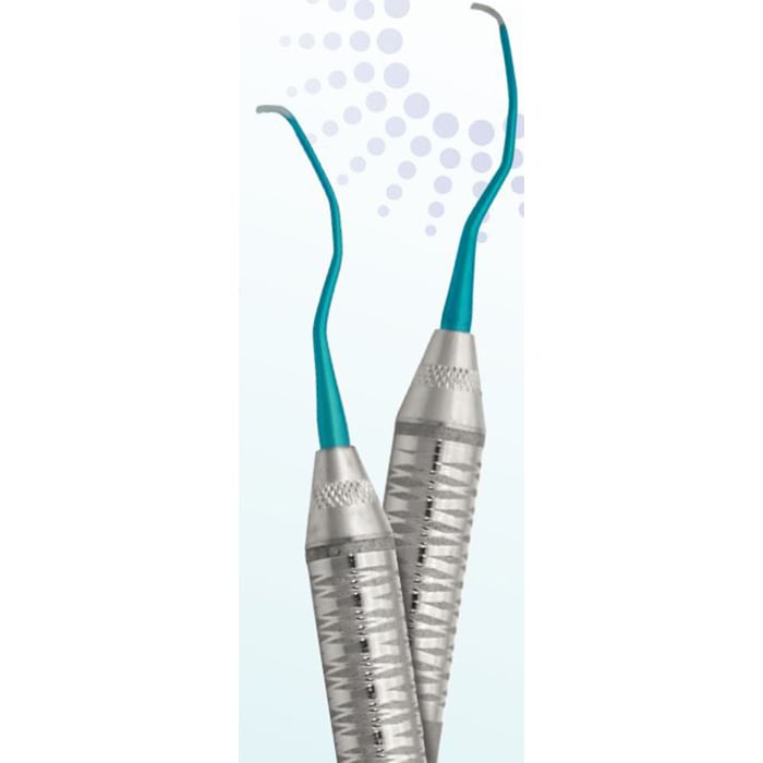 Hu-Friedy Titanium Implant Scaler, 204SD, Double End, Teal, 1/Pkg