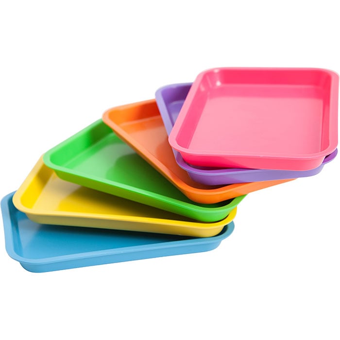 Zirc Mini Trays, Midnight Blue, Holds 12 Instruments, 9-3/8" x 6-3/8" x 7/8"