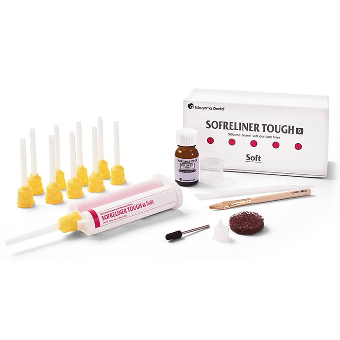 Tokuyama Sofreliner Tough S (Soft) Denture Reline Kit, 52g Cartridge, 23401