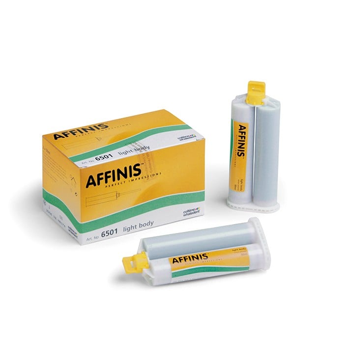 AFFINIS VPS Impression Material, Heavy Body Fast, 75ml, Light Brown, 2/Carton