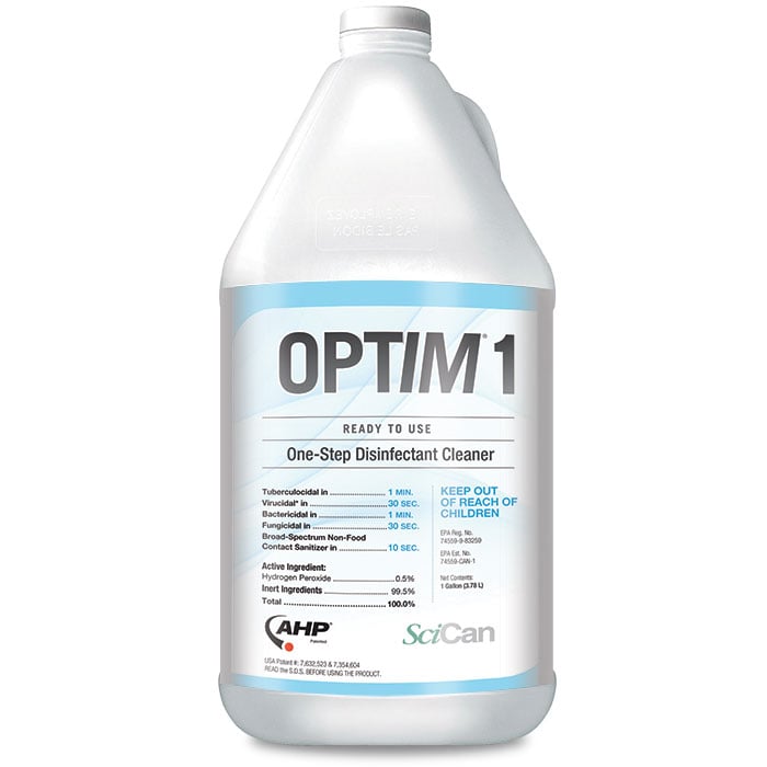 Optim® 1 Surface Disinfectant Cleaner, 1 Gallon Bottle, OPT1-4X1
