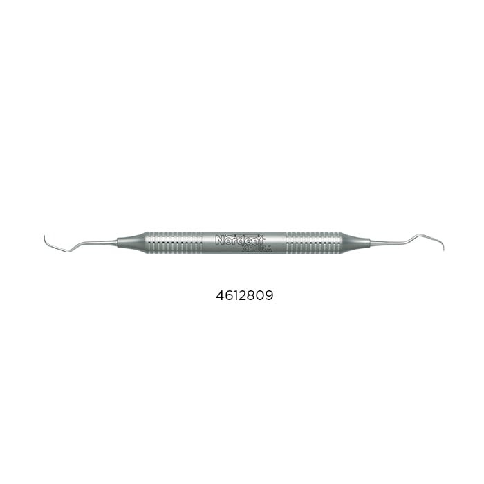 Nordent XDURA Gracey Curettes #7-8 Rigid, DuraLite Round Handle, Double-Ended