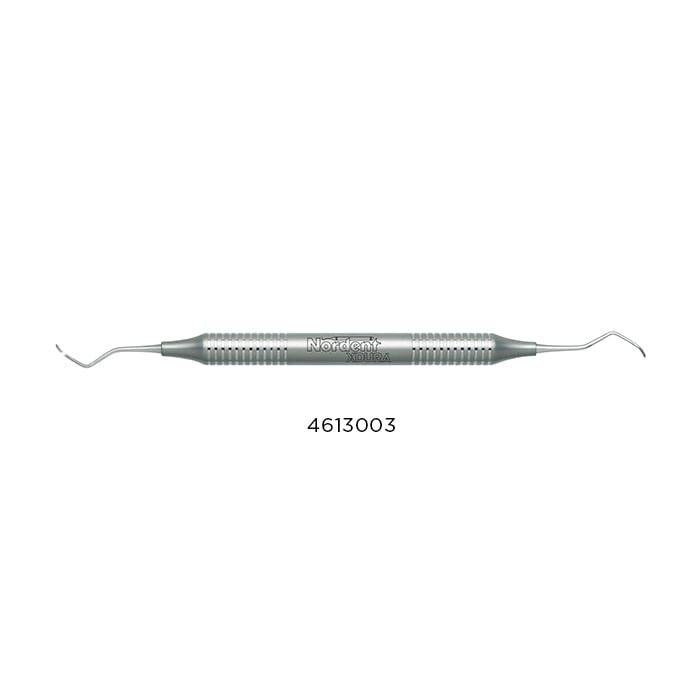 Nordent XDURA Universal Curette, Goldman-Fox #2, DuraLite Round Handle, Double-Ended