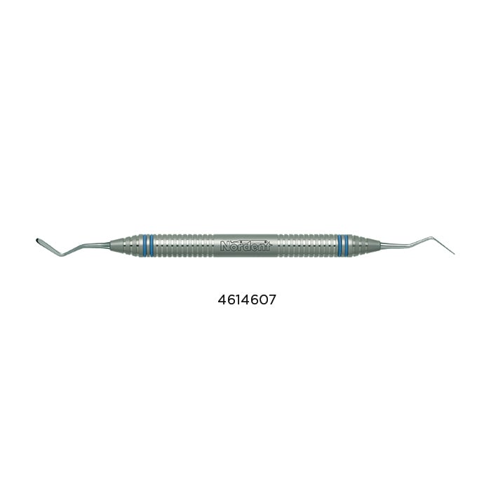 Nordent Composite Placement Instrument, Woodson #1, Medium Round, Double-Ended, Stainless Steel, RPFIW1