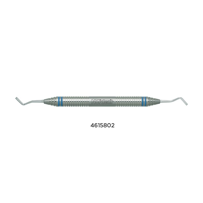 Nordent Bin Angle Chisel DE DuraLite, Size 11/12, Double End, Round Stainless Steel