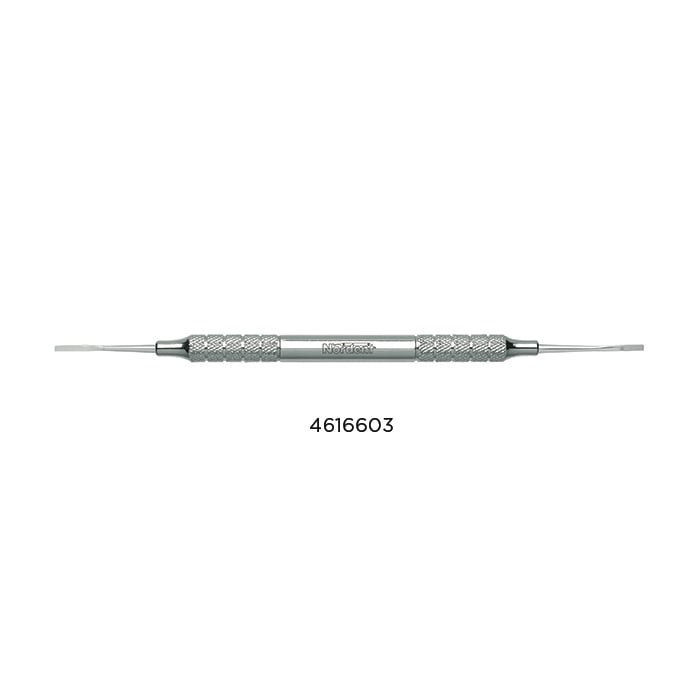 Nordent Wedelstadt Chisel DE #1-2 DuraLite Round Stainless Steel, Double-Ended, 20-15-3