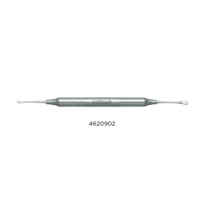 Nordent DuraLite Periosteal Elevator, Double-Ended Freer #9, Round Handle