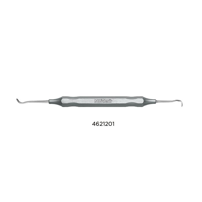 Nordent Orthodontic Scaler-Ligature Director #115, Double-Ended, Surgical Stainless Steel, DuraLite Round Handle