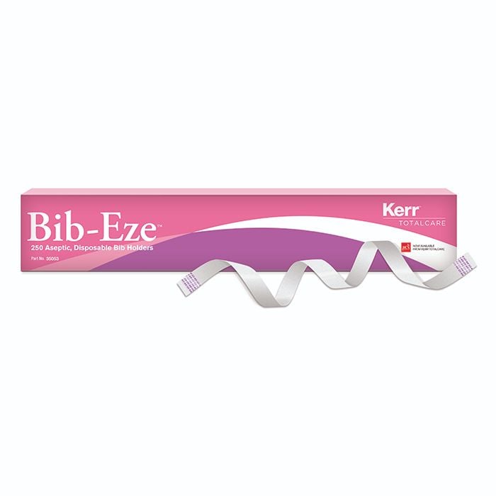 Bib-Eze Disposable Bib Holders, White, 250/Pk