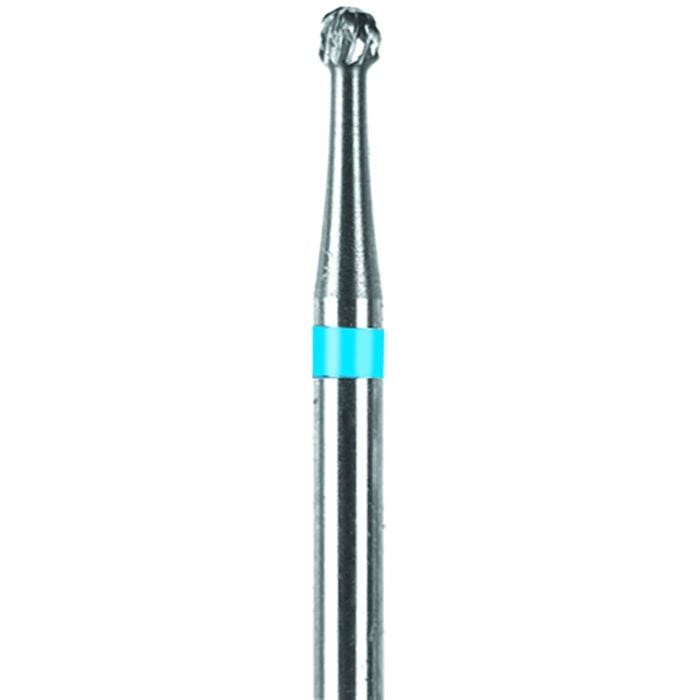 NTI Universal Cutter, Regular Cross Cut (E), Round End Taper, Tungsten Carbide, HP Shank, 6.0 mm x 14.2 mm, Blue Ring, UC251E-060