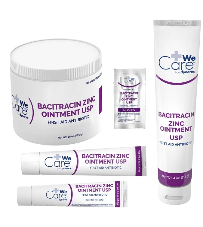 Dynarex Bacitracin Zinc Ointment, 1 oz Tube, #1173
