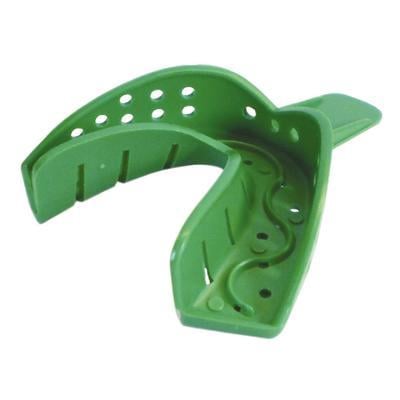 GC Spacer Tray #21D Lower Medium, Perforated, Green, 12/Pkg, #250211