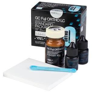 GC Fuji Ortho LC Standard Kit Orthodontic Cement, 40g Powder + 6.8ml Liquid, #439403