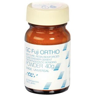 GC Fuji Ortho Self-Cure Cement Powder, 40g Bottle, #000209