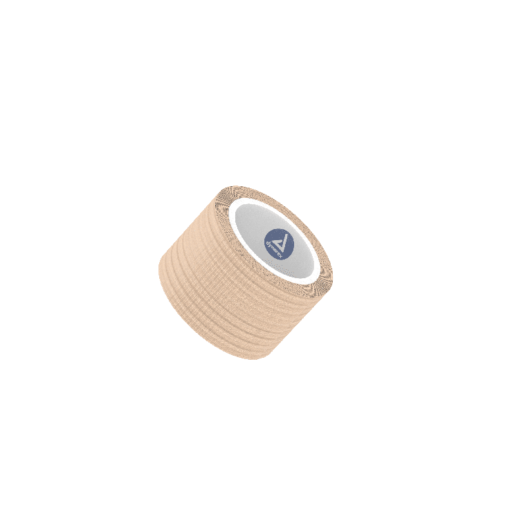 Dynarex Sensi-Wrap Self-Adherent Bandage, Latex Free, 1" x 5 yd, Tan, 30/Case, #3187
