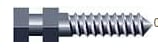 Nordin Titanium Composite Post Cylinder S4, 6/Pk, #03-206