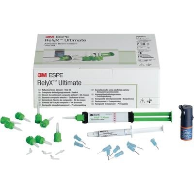 RelyX Ultimate Trial Kit (A1) - Adhesive Resin Cement System, 8.5g Syringe