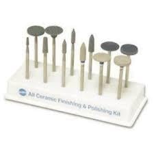 Shofu All Ceramic Finishing and Polishing Kit with Autoclave Bur Block (HP) #0330B