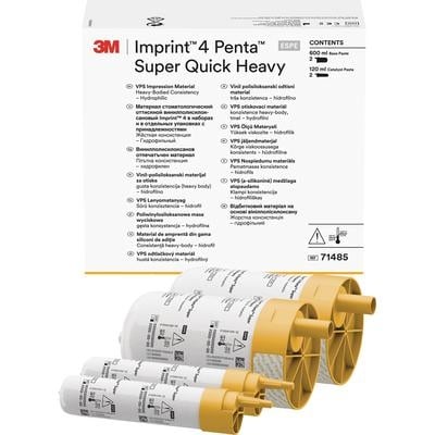 Imprint 4 Penta SQ Heavy Body Refill, 2x300ml Base + 2x60ml Catalyst, #71485