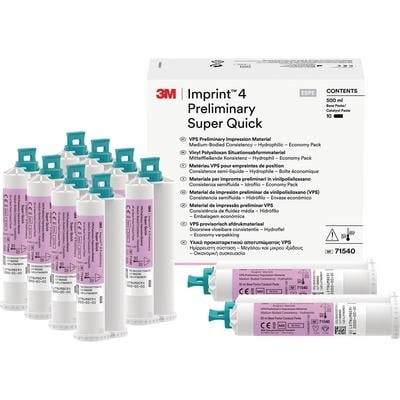 Solventum Imprint 4 SQ Preliminary Economy Pack, 10x50mL Cartridges, #71540
