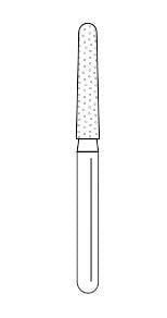Premier Solo Dia #1118.9C Round End Taper Diamond Bur, Coarse, 25/Box