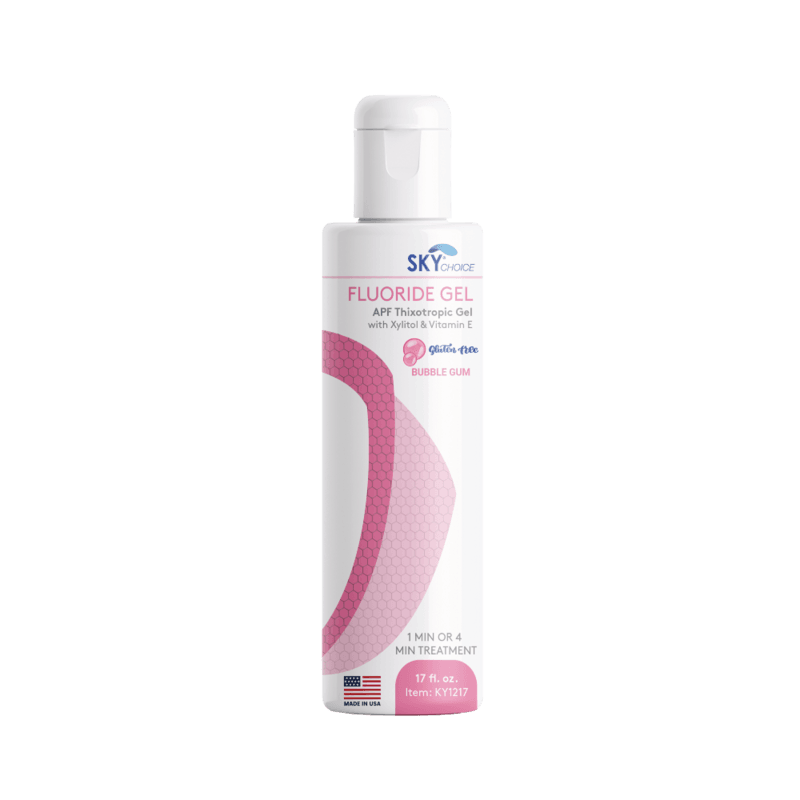 Sky Choice Fluoride Gel, Bubblegum Flavor, 17 oz Bottle