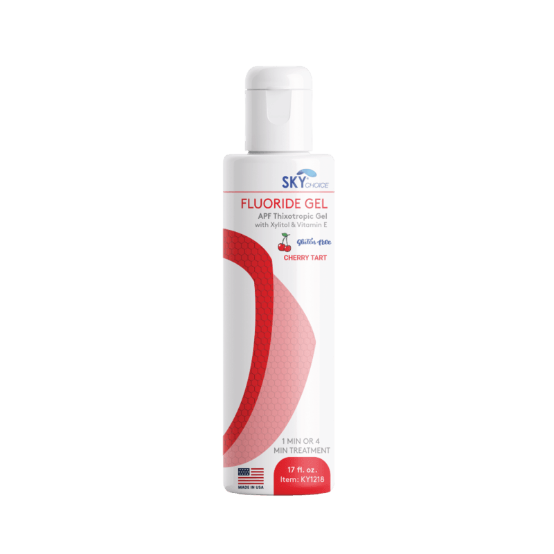 Sky Choice Fluoride Gel, Cherry Tart Flavor, 17 oz Bottle