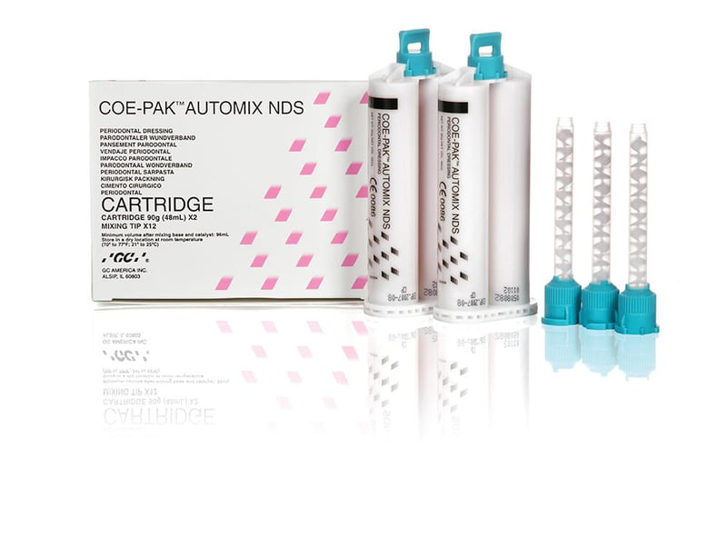 GC Coe-Pak Automix Perio Dressing, 50ml Cartridge, 2/Pkg, #135003