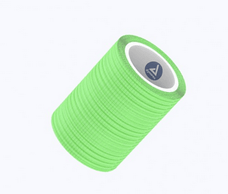 Dynarex Sensi Wrap Self-Adherent Bandage Roll, 1" x 5 yd, Green, 30/Box, #3271