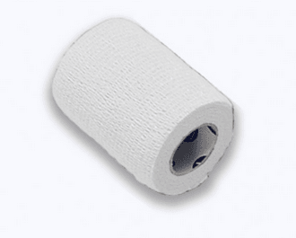 Dynarex Sensi Wrap Self-Adherent Bandage Roll, 4" x 5 yd, White, 18/Box, #3284