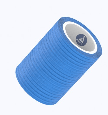 Dynarex Sensi Wrap Self-Adherent Bandage Roll, 4" x 5 yd, Dark Blue, 18/Box, #3289