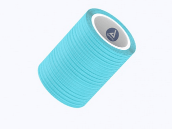 Dynarex Sensi Wrap Self-Adherent Bandage Roll, 4" x 5 yd, Light Blue, 18/Box, #3304