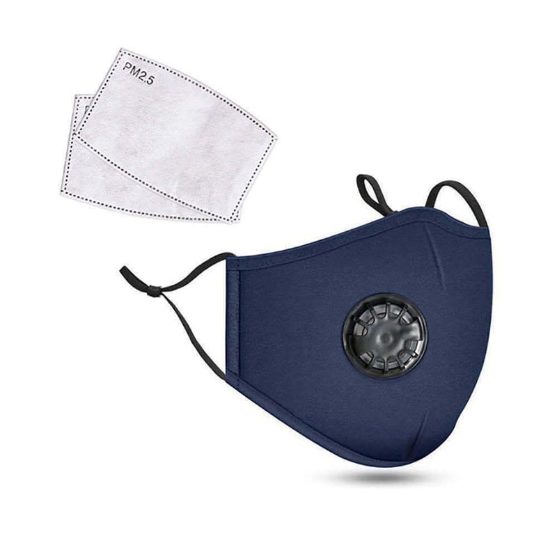 Sky Choice Washable Face Mask with 2-Carbon Filter, Blue, 01KXNHK94W89149TJXSMV5ZEXP