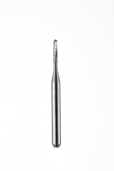 Sky Choice Carbide Bur FG 1556, Straight Round End, X-Cut Fissure, High Speed, 10/Pk, #FG1556-10