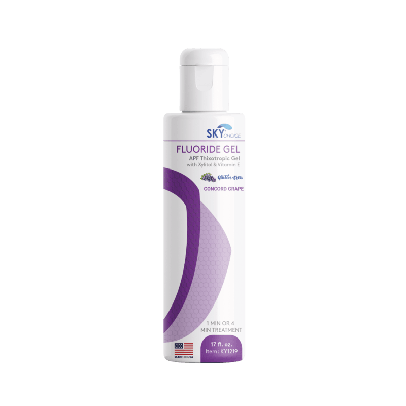 Sky Choice Fluoride Gel, Concord Grape Flavor, 17 oz Bottle