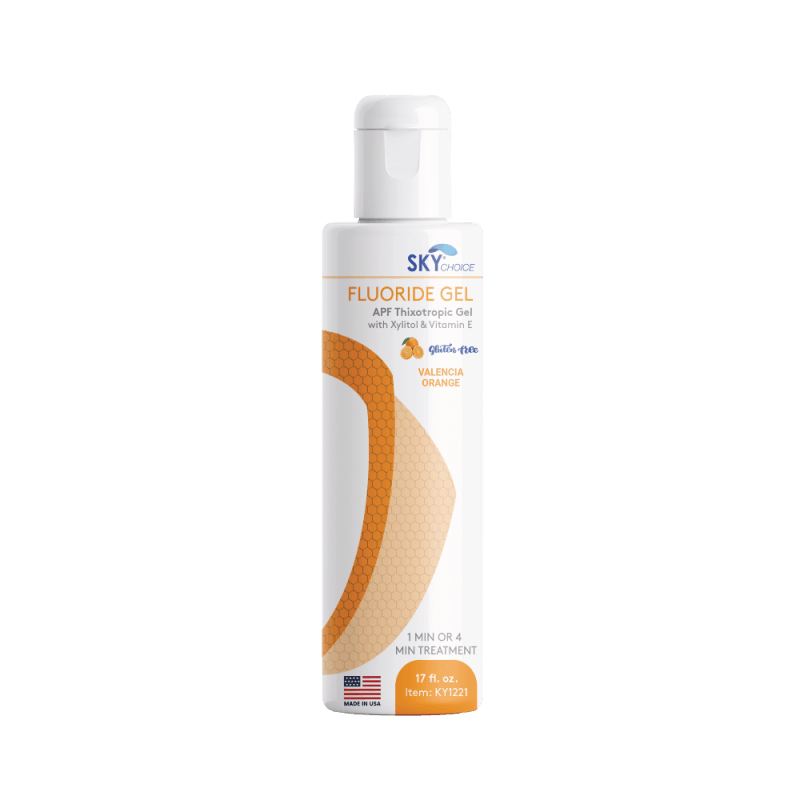 Sky Choice Fluoride Gel Valencia Orange, 17 oz Bottle