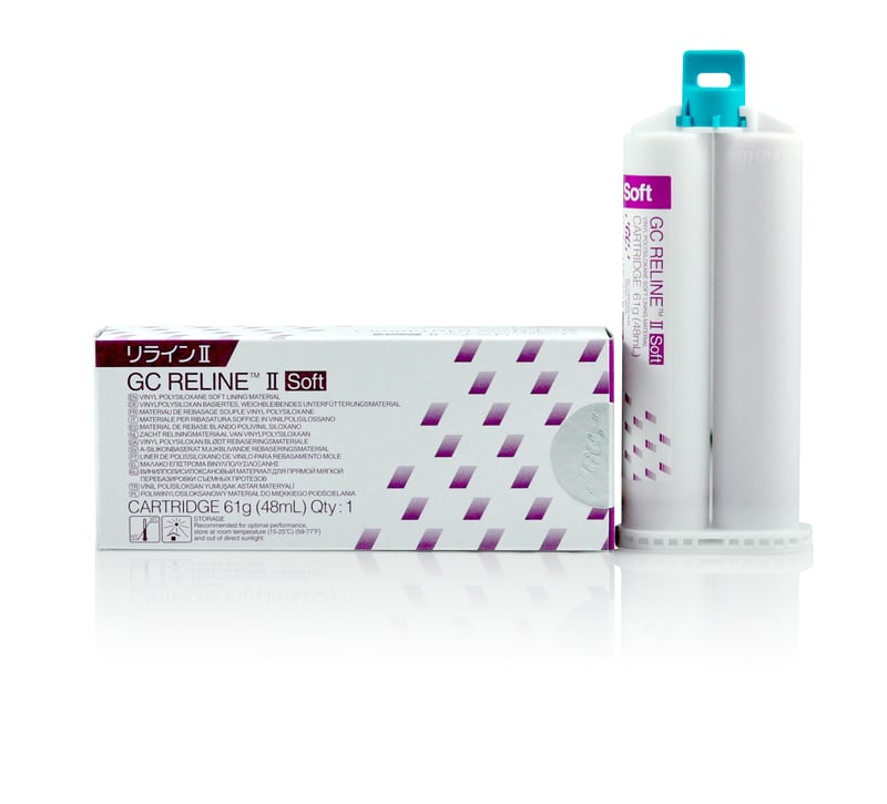 GC Reline II Soft Chairside Reline Cartridge Refill, 48ml, 1/Pkg, #010264