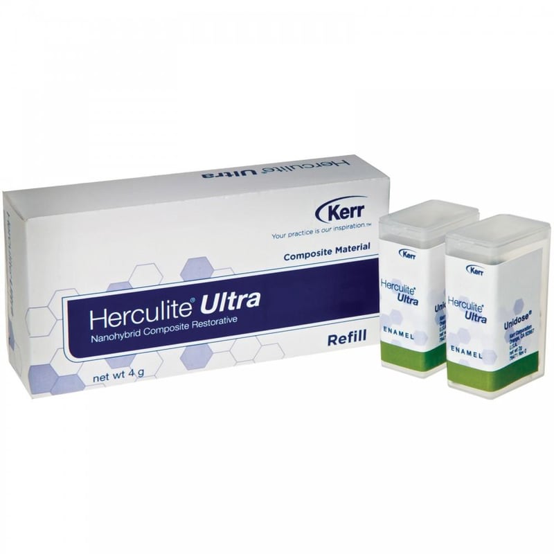 Kerr Herculite Ultra Unidose A3.5 Enamel Composite, 0.2g Tips, 20/Bx, #34448
