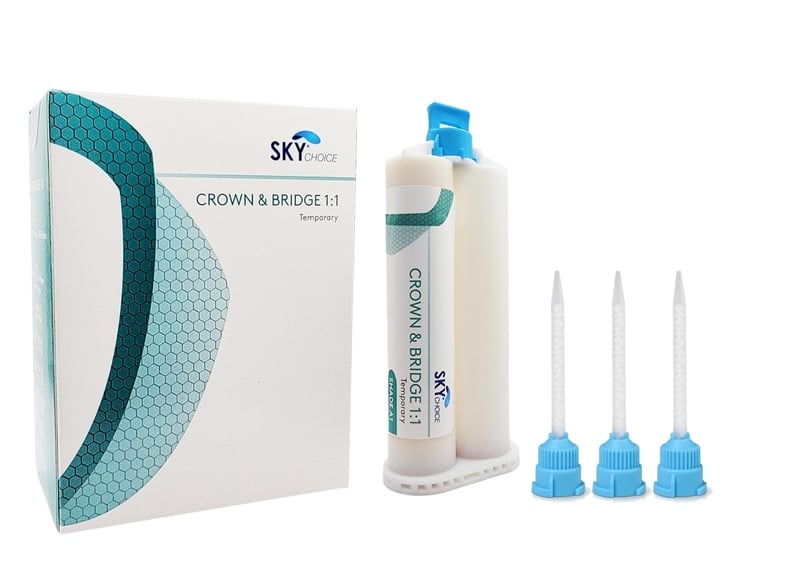 Sky Choice Crown & Bridge Temporary Material #B1, 1:1 Ratio, 50g Cartridge